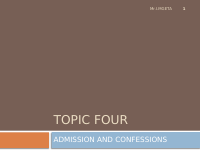Topic 4 - Admission & Confessions.pptx